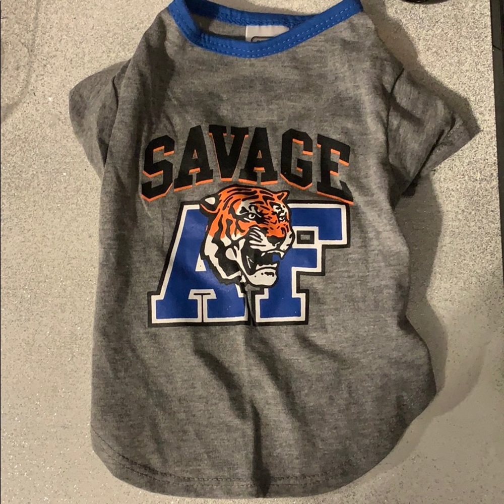 Savage AF dog tshirt